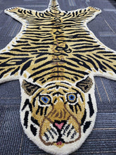 Load image into Gallery viewer, Hand Tufted Tiger - Flat - Handmade Carpet Gallery