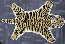 Load image into Gallery viewer, Hand Tufted Tiger - Flat - Handmade Carpet Gallery