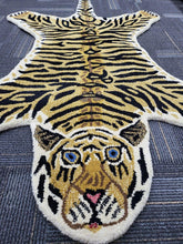Load image into Gallery viewer, Hand Tufted Tiger - Flat - Handmade Carpet Gallery
